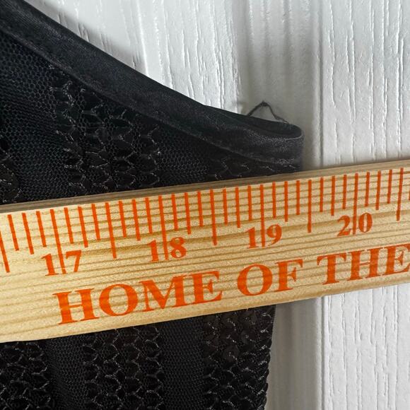 VTG Rampage Halter Sequin Little Black Dress Women’s Large Peekaboo Back Y2K - Picture 12 of 13